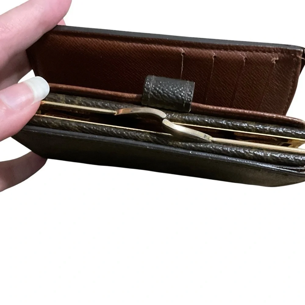 Louis Vuitton Textured Brown Monogram Wallet